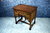 A WOOD BROTHERS OLD CHARM CARVED LIGHT OAK SMALL WRITING DESK / TABLE / LAPTOP STAND