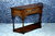 A WOOD BROTHERS OLD CHARM CARVED LIGHT OAK CANTED CONSOLE / HALL TABLE