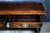 A TITCHMARSH AND GOODWIN JACOBEAN STRESSED OAK TWO DRAWER HALL CONSOLE / SIDE TABLE