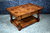 A TITCHMARSH AND GOODWIN STYLE HANDCRAFTED STRESSED OAK POTBOARD COFFEE TABLE