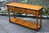 A TITCHMARSH AND GOODWIN STYLE STRESSED OAK POTBOARD DRESSER BASE / SIDEBOARD / HALL SIDE TABLE