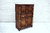 A TITCHMARSH AND GOODWIN SOLID STRESSED OAK WINE CUPBOARD / DRINKS CABINET
