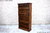 A WOOD BROTHERS OLD CHARM CARVED LIGHT OAK TALL OPEN BOOKCASE / BOOKSHELVES / CD / DVD CABINET