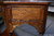 A WOOD BROTHERS OLD CHARM CARVED LIGHT OAK CANTED CONSOLE / HALL TABLE