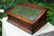 A WOOD BROTHERS OLD CHARM CARVED LIGHT OAK WRITING SLOPE / BOX / DESK
