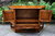 A JAYCEE AUTUMN GOLD CARVED OAK CANTED HALL CUPBOARD / CABINET / SIDEBOARD